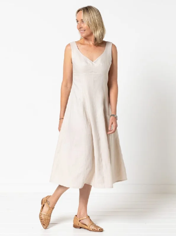 Sabrina Woven Dress - Sewing Pattern | Style Arc Tunics Practical easy-care