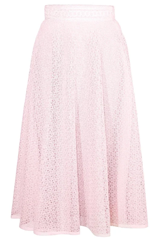 Floral Lace Skirt asymmetrical skirt cut