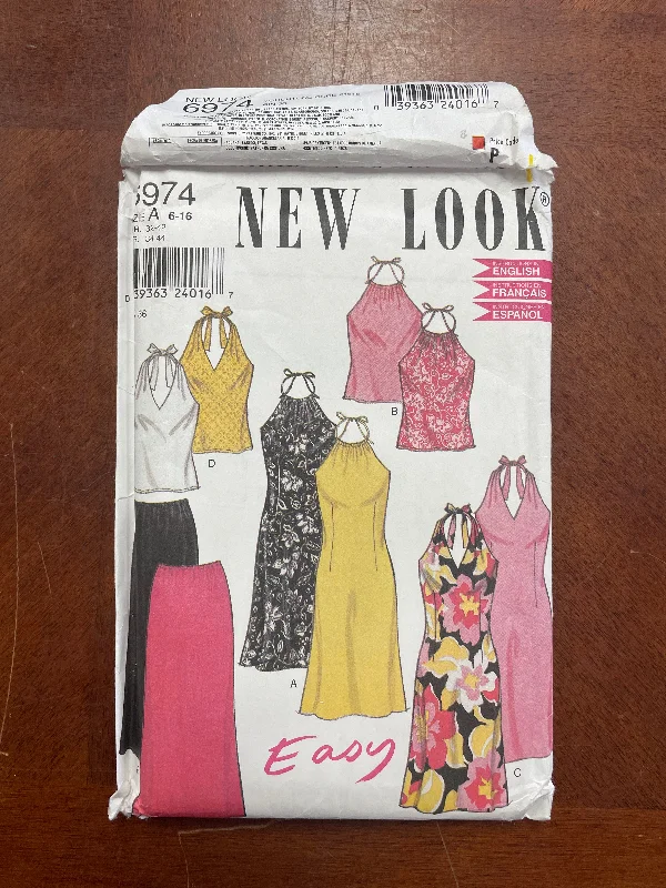 2010's New Look 6974 Pattern - Dress FACTORY FOLDED Tunics New arrival