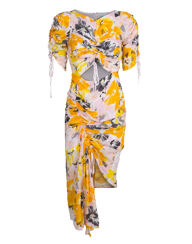 Soiree Floral Dress Tunics Trendy modern