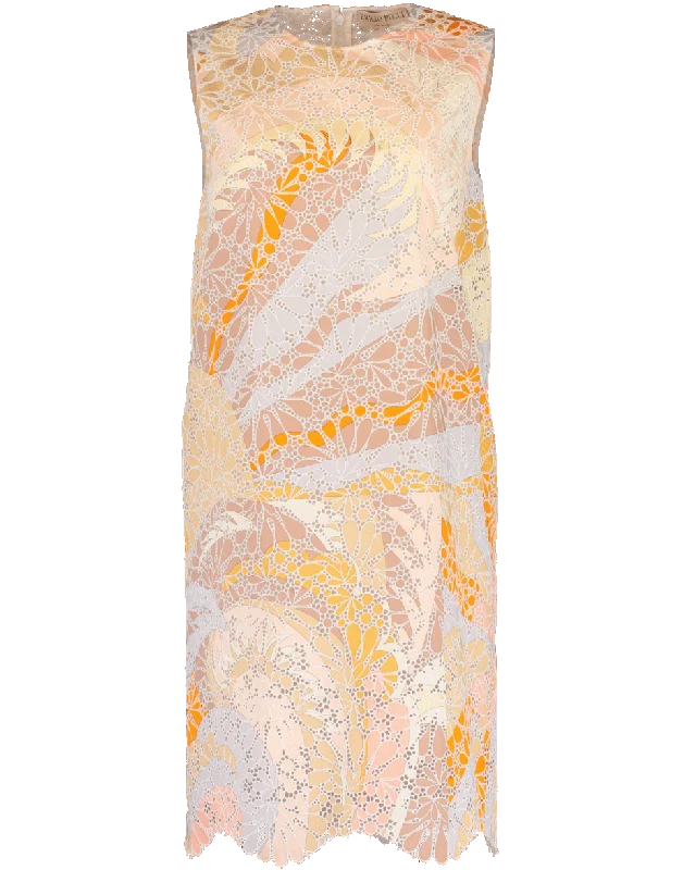 Acapulco Macrame Shift Dress Maxi Flowy Bohemian