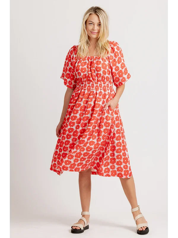 Mi Moso Patsy Dress - floral Tunics Long Elegant