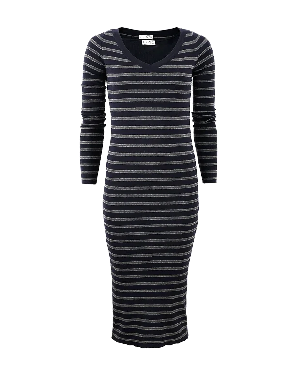 Striped Dress Tunics Sophisticated sleek