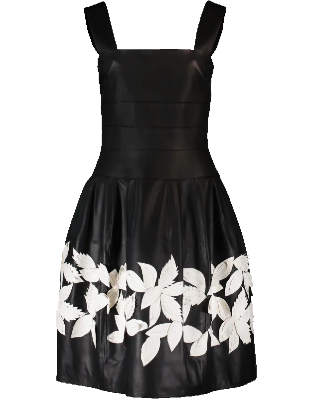 Flare Dress With Flowers Tunics Lace romantic