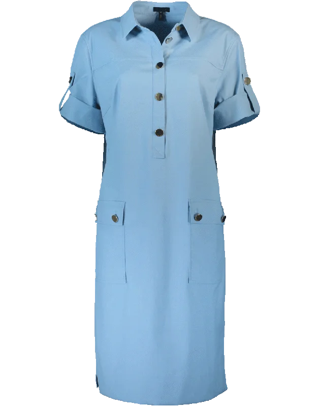 Button Down Dress Tunics Ceremony elegant