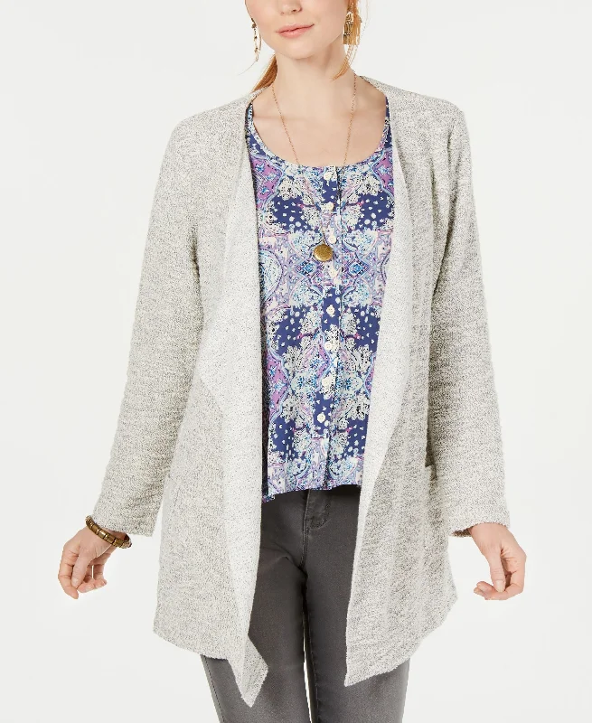 Style & Co Drape Front Cardigan Oversized Loose Flowy