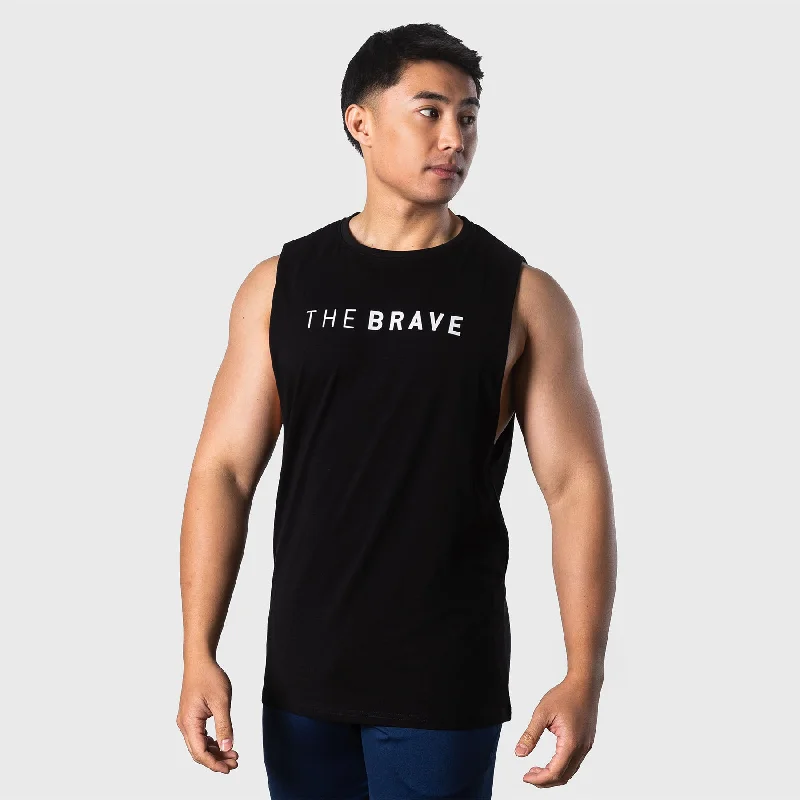 THE BRAVE - SIGNATURE TANK 2.0 - BLACK boho tank top