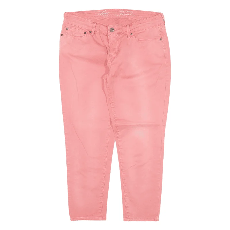 LEVI'S Trousers Pink Regular Skinny Womens W29 L25 Trousers Business Professional