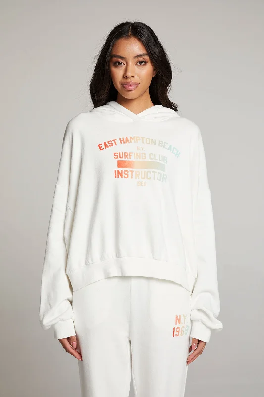 Hamptons Surf Club Pullover Hoodie Crew Neck Wool