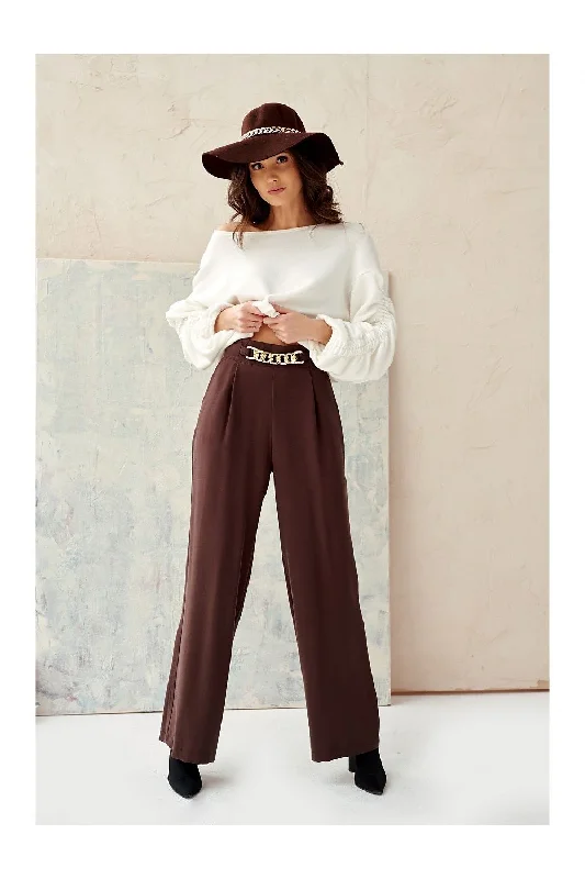 Women trousers Roco Fashion Trousers Bridal Satin