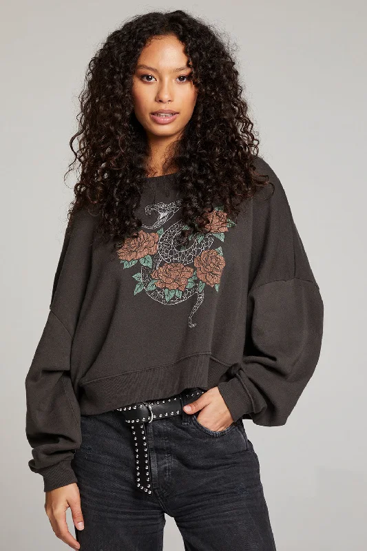 Snake & Roses Pullover Fine Merino Wool