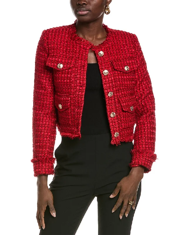 Walter Baker Bennet Crop Fit Jacket Denim Jacket Leather Jacket Suede Jacket