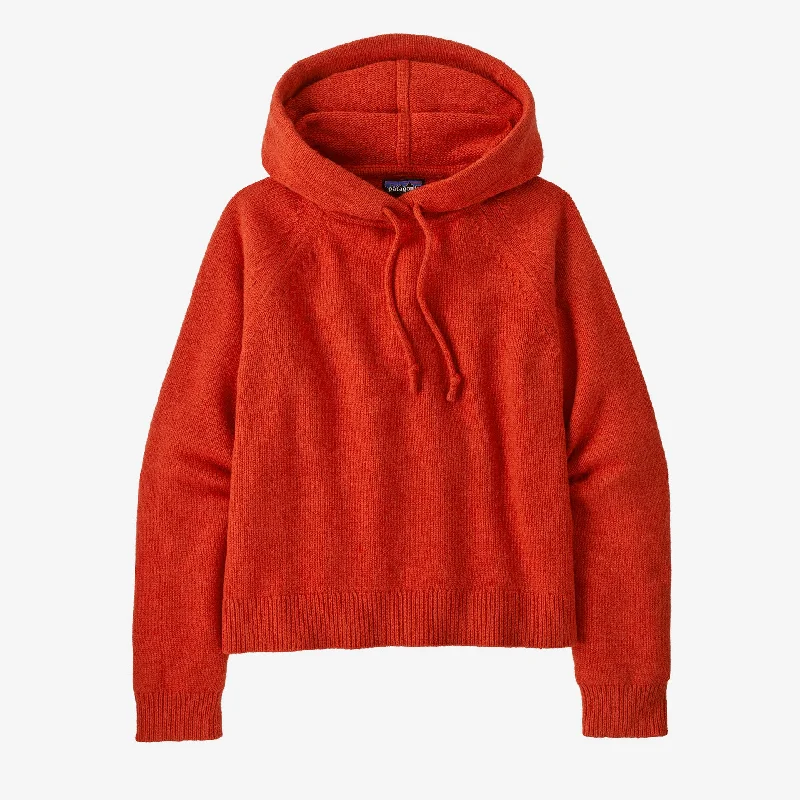 Patagonia Women's Recycled Wool-Blend Hooded Pullover 2025 Keyhole Neck Pullover