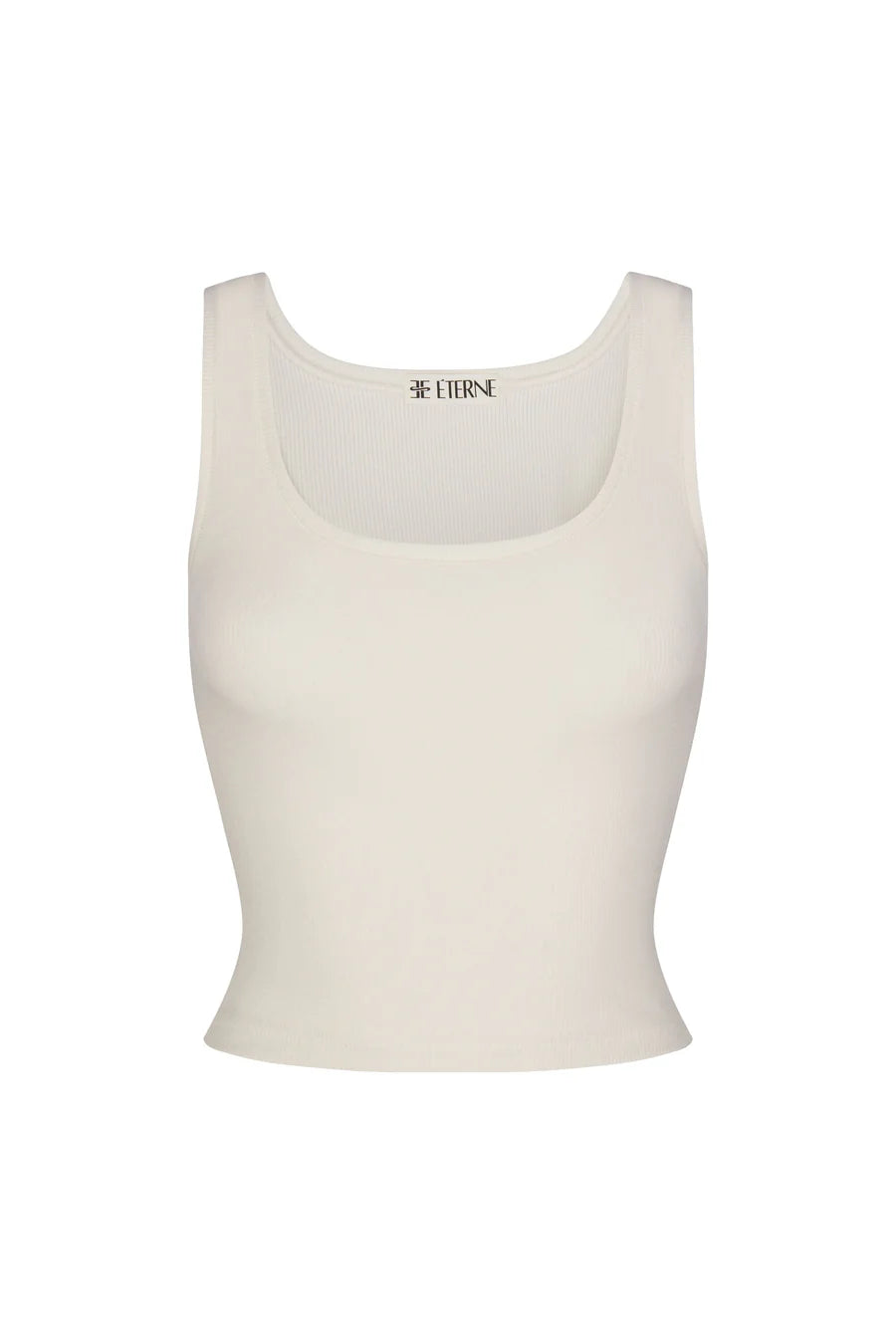 Square Neck Tank - Cream fashionable tank top