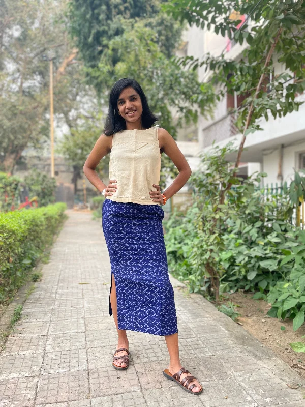Blue Ikat