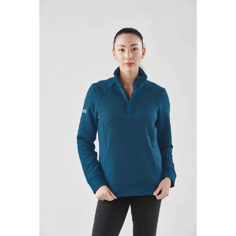 Women's Montebello Thermal 1/4 Zip Pullover Keyhole Neck Pullover