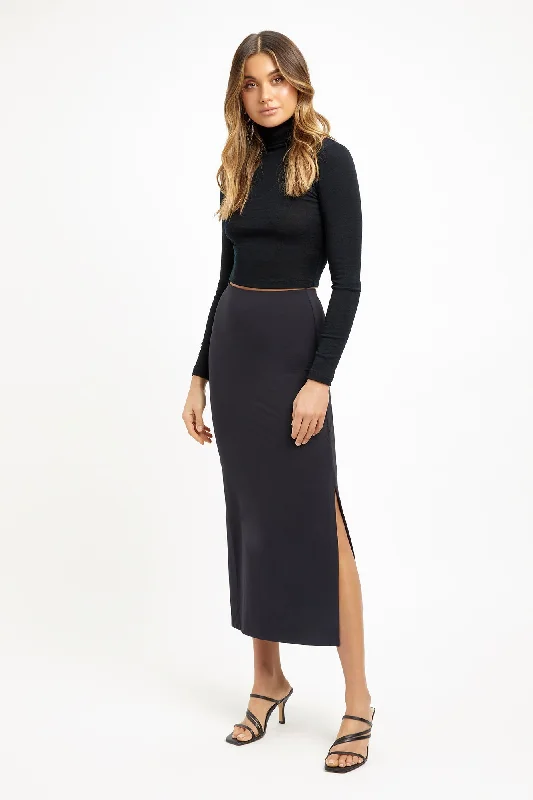 Lulu Midi Skirt denim skirt casual