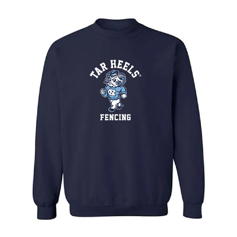 UNC - NCAA Women's Fencing : Iman Tucker - Classic Shersey Crewneck Sweatshirt Hoodie with Reflective Safety Nightwear