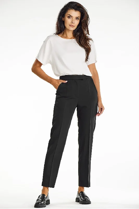 Women trousers awama Cropped Trousers Casual Linen