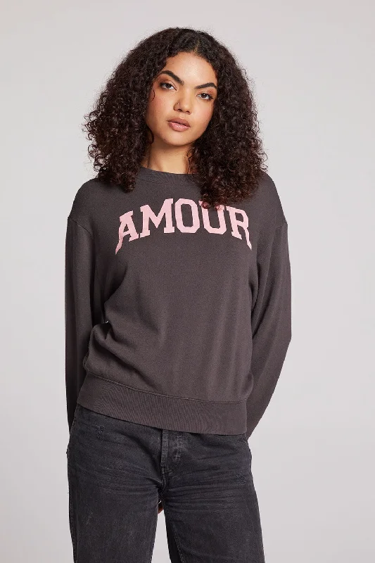 Amour Pullover Besom Neck Pullover