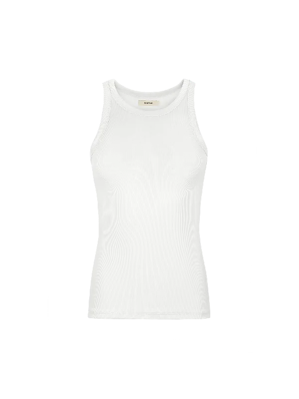 Women's 365 Lightweight Rib Tank Top—off-white cute tank top