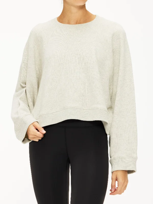 L'Space Vincent Pullover Notched Neck Pullover