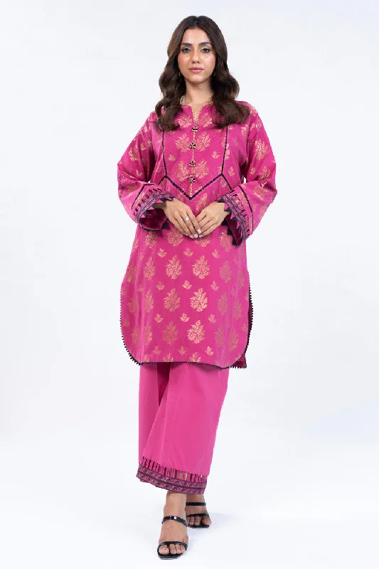 2 Pc Woven Jacquard Suit With Cambric Trouser Trousers Review Highly