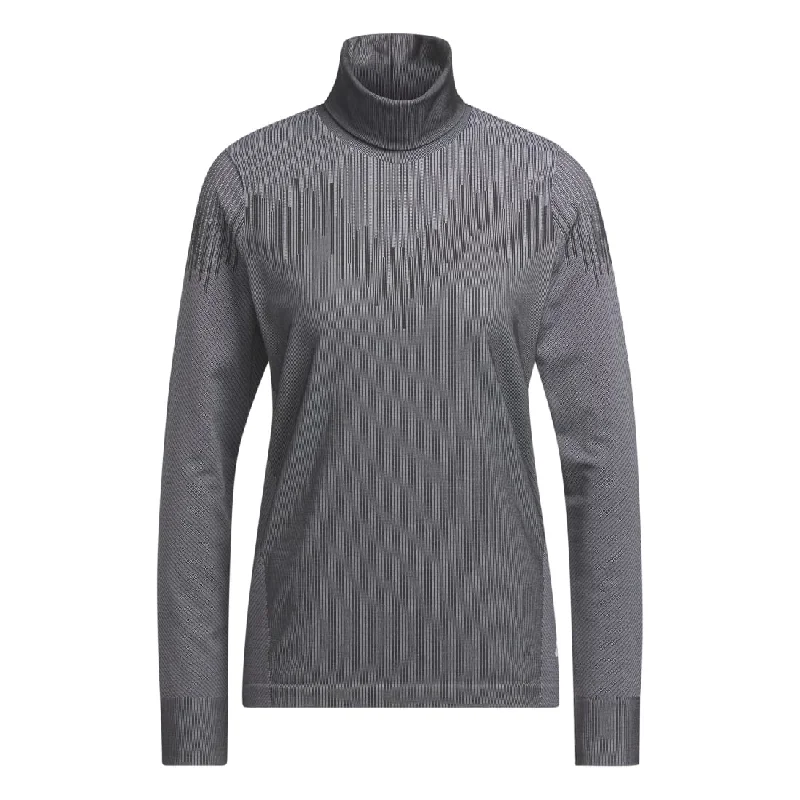 adidas Ladies Ultimate 365 Roll Neck Long Sleeve Golf Pullover IY8756 Halter Neck Top