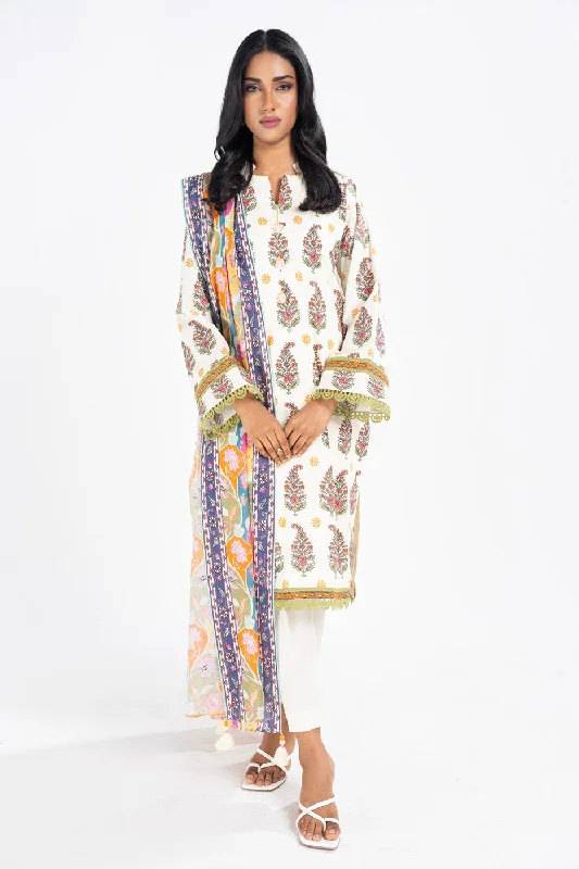 2 Pc Embroidered Dobby Suit With Cambric Trouser Trousers New Arrival