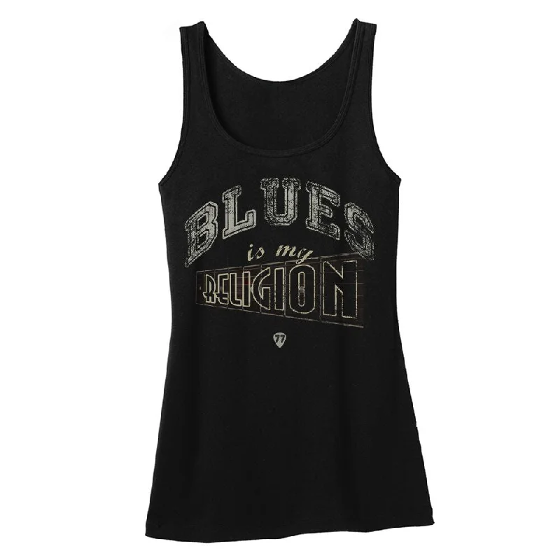 Tribut - Blues is My Religion Tank (Women) stretchy tank top