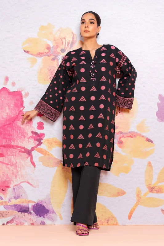 2 Pc Jacquard Suit With Cambric Trouser Cropped Trousers Casual Linen
