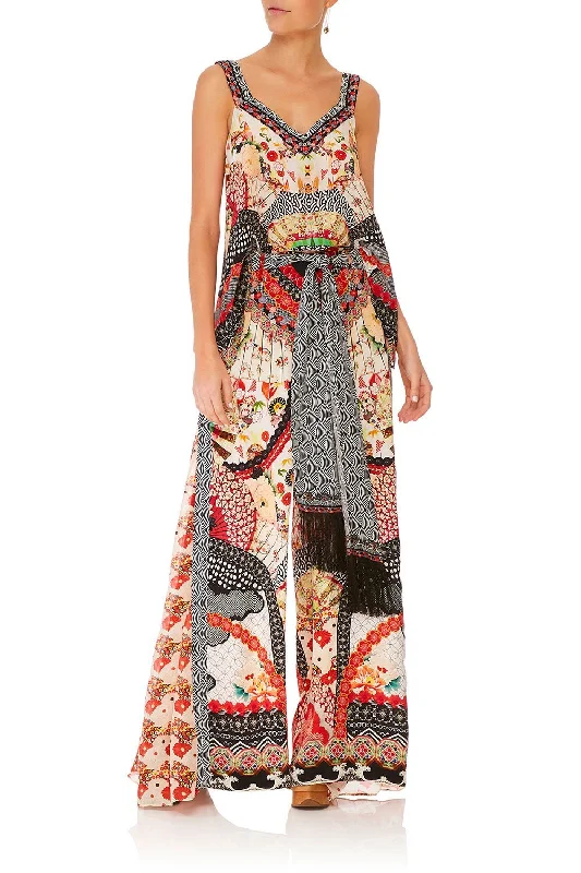 HIGH WAISTED TROUSER WITH GODET VINTAGE VIXEN Trousers luxurious premium