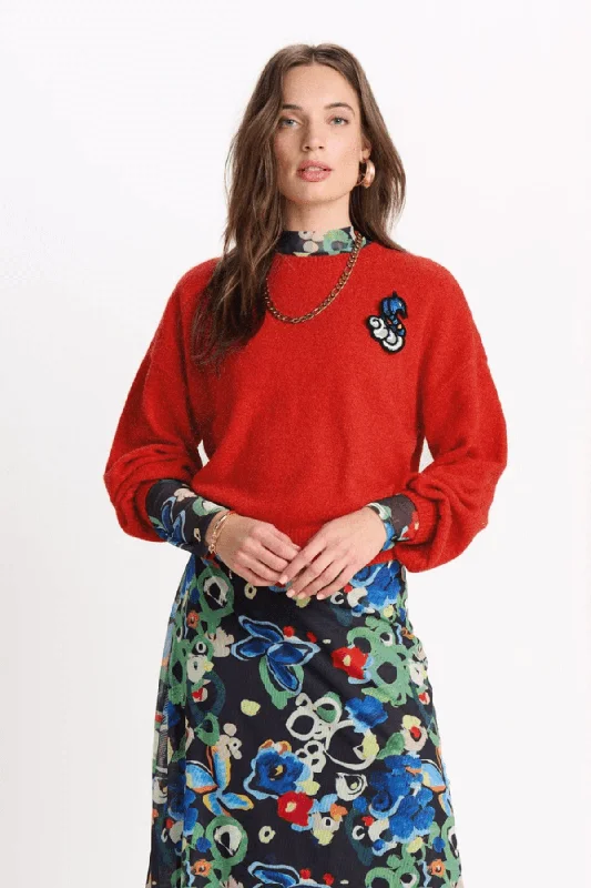 PULLOVER PHOENIX RED Halter Neck Top