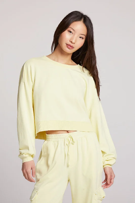 Scarlet Panna Cotta Pullover Deep Neck Pullover