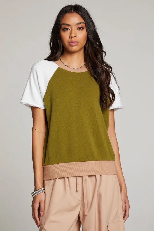 Cheyenne Sand Color Pullover Sabrina Neck Pullover