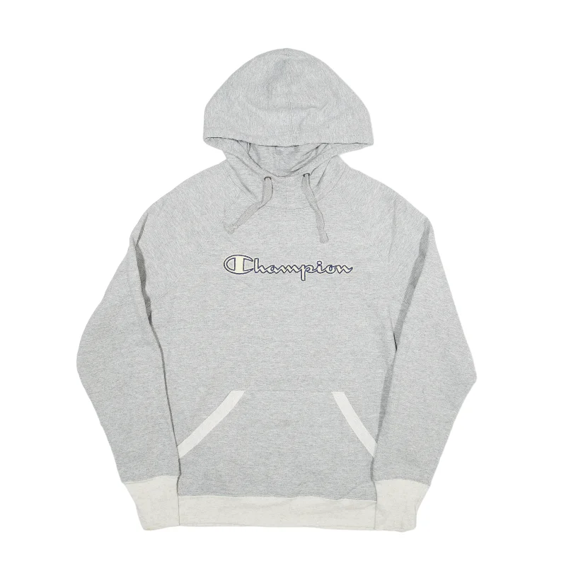 CHAMPION Hoodie Grey Pullover Womens M Alpaca Blend Soft