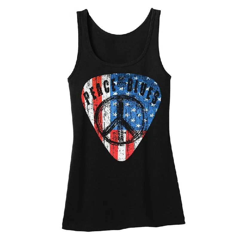 Tribut - Peace & Blues Tank (Women) navy tank top