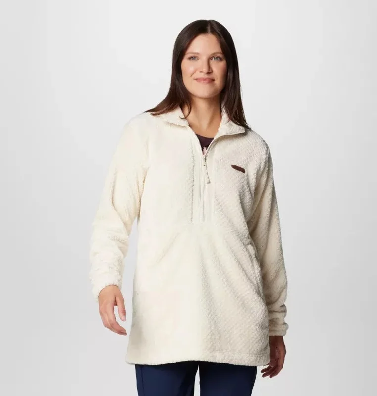 Women's Fire Side 1/4 Zip II Fleece Pullover Puff Sleeve Stylish