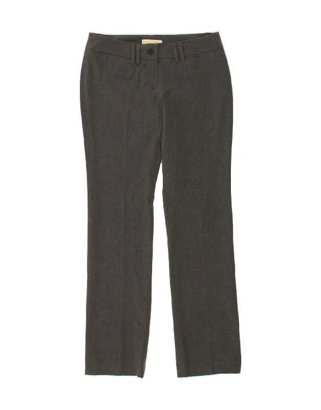 MICHAEL KORS Womens Straight Casual Trousers US 6 Medium W32 L33  Grey Trousers Polka Dot Cute