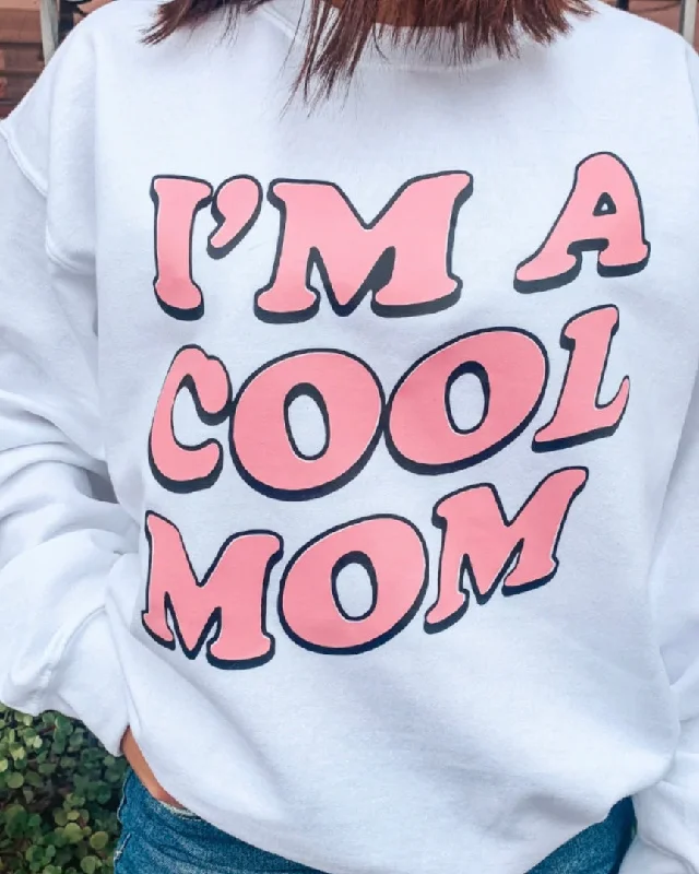 I'm A Cool Mom Pullover Soft Wool Sweater