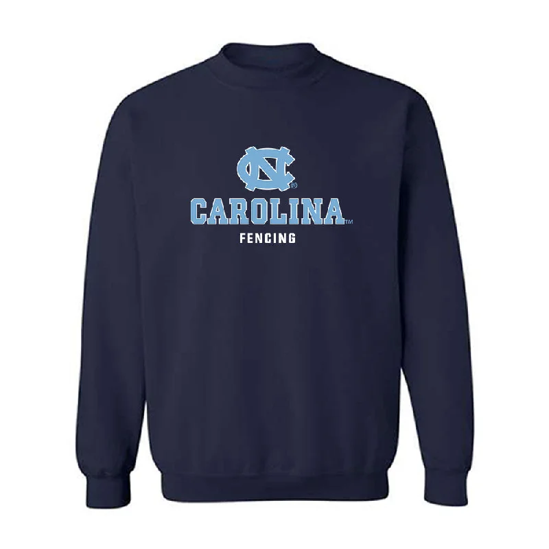 UNC - NCAA Women's Fencing : Erica Oake - Classic Shersey Crewneck Sweatshirt Hoodie with Pocket Utility Practical