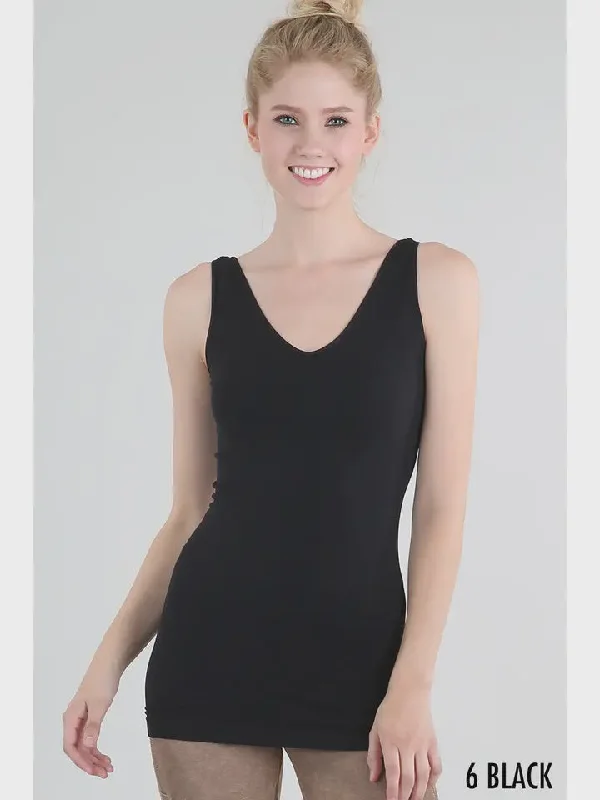 Reversible Tank Top | Black | NikiBiki activewear tank top
