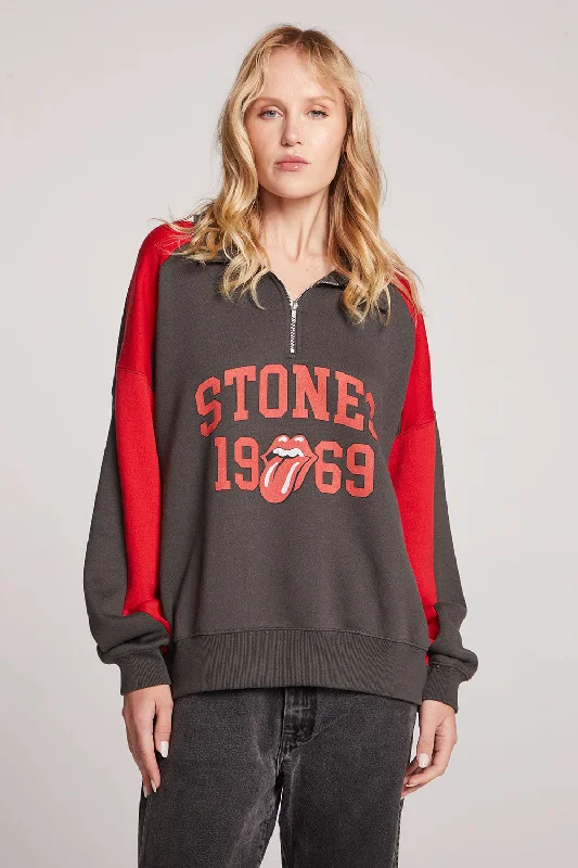 Rolling Stones Stones 1969 Pullover Three Quarter Sleeve