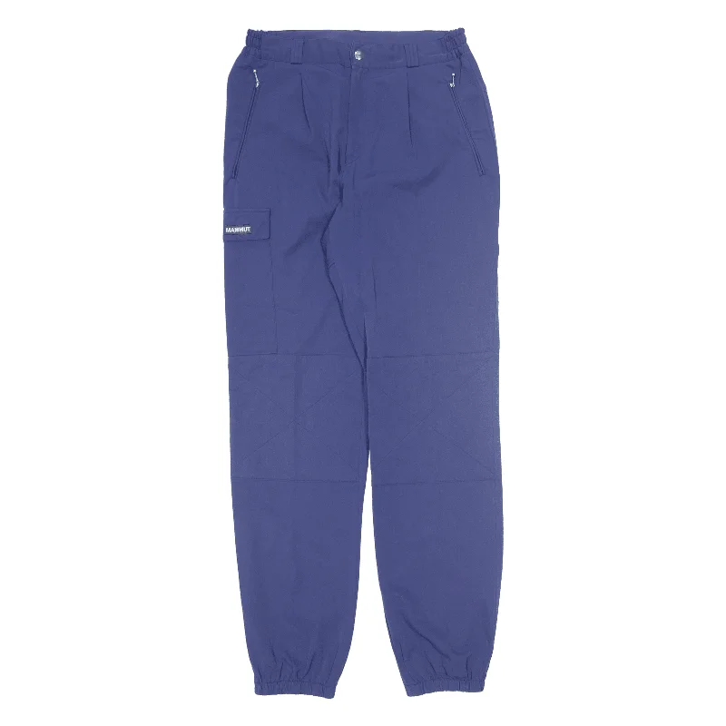 MAMMUT SCHOELLER Womens Trousers Blue Regular Tapered 90s W28 L24 Trousers High Rise Slim Fit