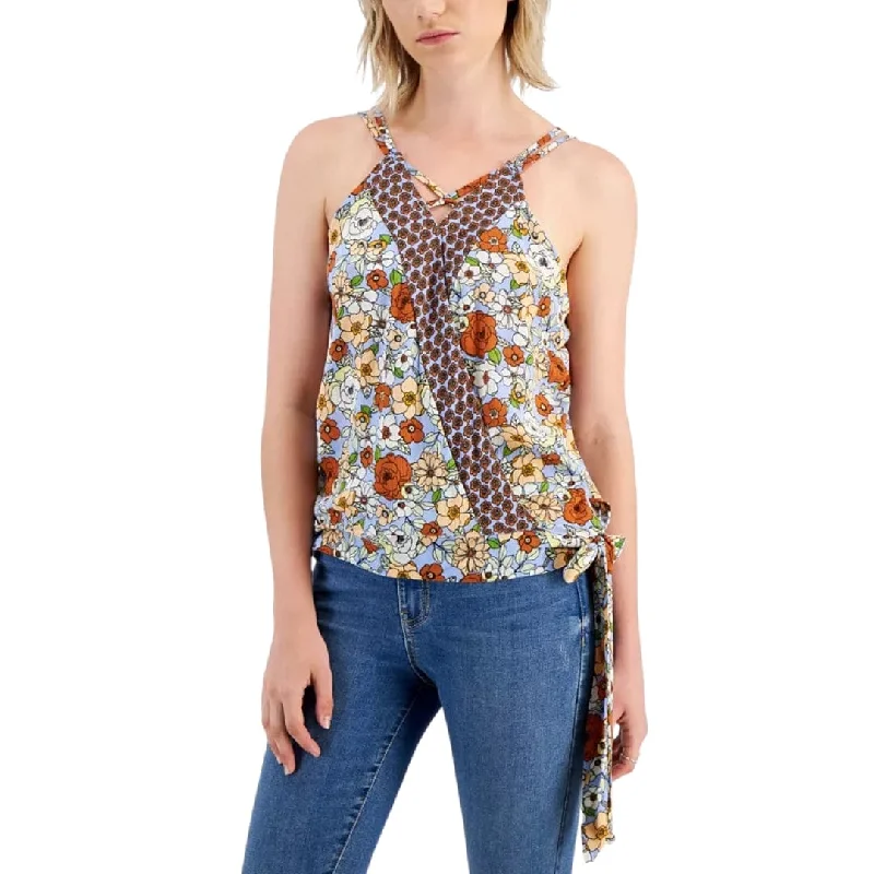 CRAVE FAME - Surplice-Neck Sleeveless Tank Top vintage tank top