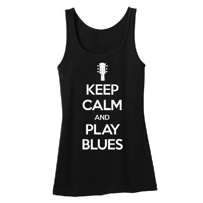 Tribut - Keep Calm And Play Blues Tank (Women) pastel tank top