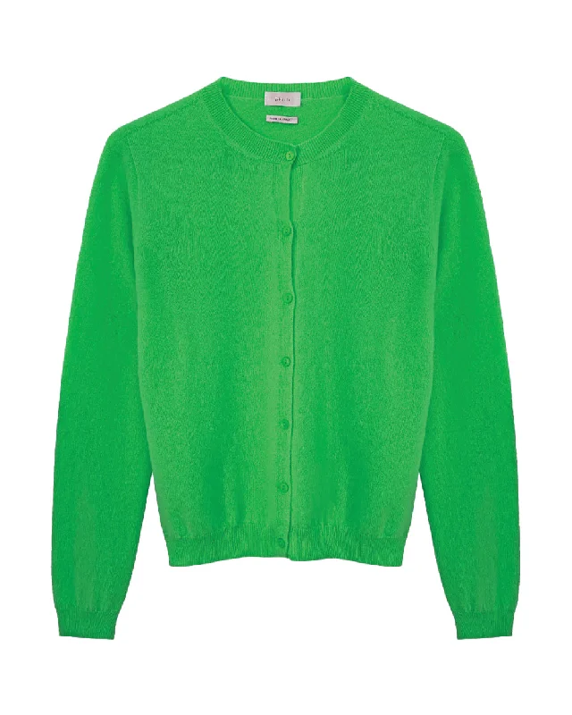 Menta Cashmere Nolita Cardigan Terry Blend Velvet Blend Canvas Blend