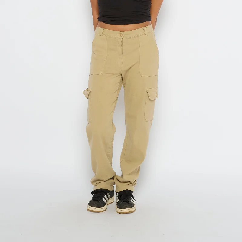 Cargo Pocket  Trousers - UK 10 Trousers Handmade Artisanal