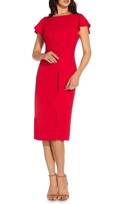 Adrianna Papell AP1D104792 - Flutter Sleeve Slit Evening Dress Tunics Favorite customer