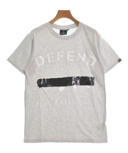 DEFEND Tee Shirts/Tops Asymmetrical Pockets Print